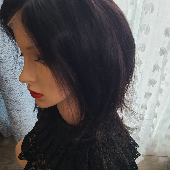 🆕️ Brand New 🌱  Natural Brown Color Quality Human Hair Wig - Picture 6 of 10